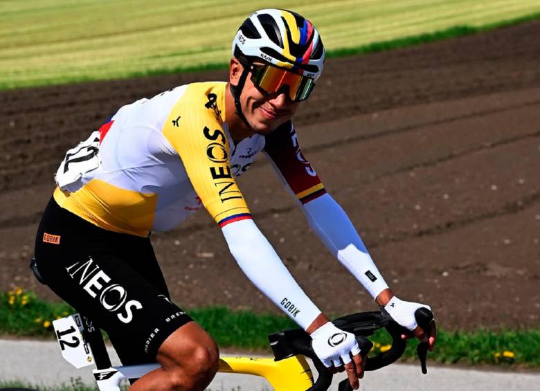 Egan también compartió en las redes sociales la noticia del nuevo patrocinio que tendrá el Ineos, el Café de Colombia. FOTO INSTAGRAM BERNAL