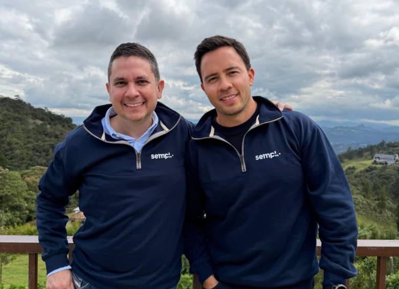 Esteban Velasco, CEO y cofundador de Sempli; y Felipe Llano, COO y cofundador de Sempli. FOTO: Sempli