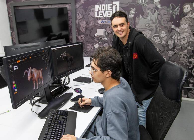 Indie Level es una empresa desarrolladora de videojuegos con sello paisa y es la pionera que está abriendo camino al talento local en esta industria. FOTO: ESNEYDER GUTIÉRREZ