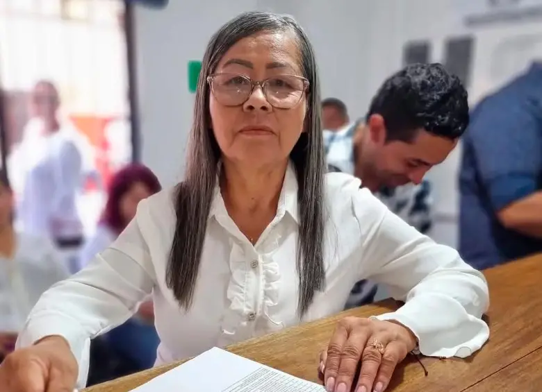 Flor Marina Torres había sido la concejal más votada para el actual periodo en Venecia, suroeste antioqueño. FOTO TOMADA DE REDES