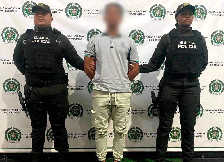 El sospechoso de extorsionar a mujeres se trataría de un hombre conocido como alias Argenis. FOTO: Cortesía Policía Antioquia