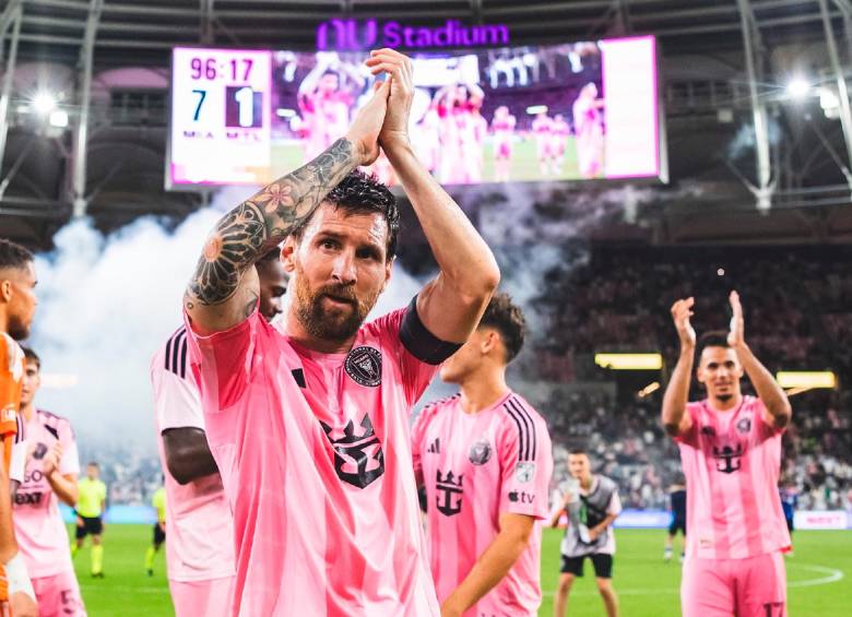 Lionel Messi, de 39 años de edad, sigue deleitando con su fútbol y goles. FOTO: @InterMiamiCF