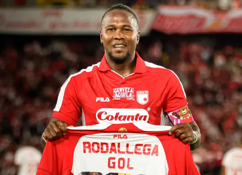 Hugo Rodallega ya suma 302 goles en su carrera deportiva. FOTO X-SANTA FE