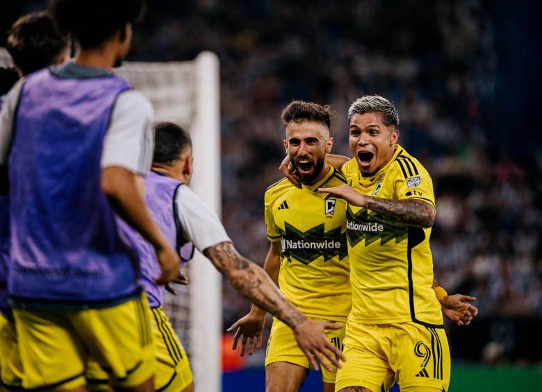 Es la primera vez que el Columbus Crew se clasifica a la final continental. El colombiano Juan Camilo ‘Cucho’ Hernández anotó el primer gol en el partido de ida. FOTO Tomada de ‘X’’: @TheChampions