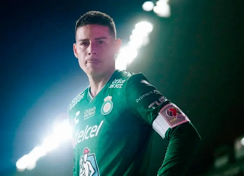James Rodríguez no ha logrado imponer sus condiciones en los últimos meses con el Club León en México. FOTO: X-LEÓN