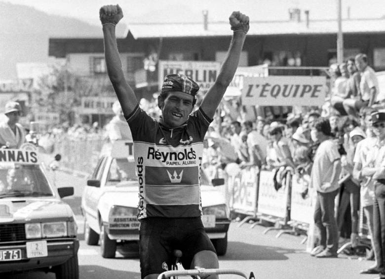 Ángel Arroyo fue una de las figuras del ciclismo español en la década de 1980. FOTO: X-MOVISTAR