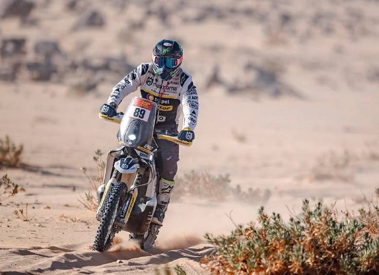 Francisco Álvarez, único colombiano que logró el recorrido total del Rally Dakar-2025. FOTO INSTAGRAM ÁLVAREZ