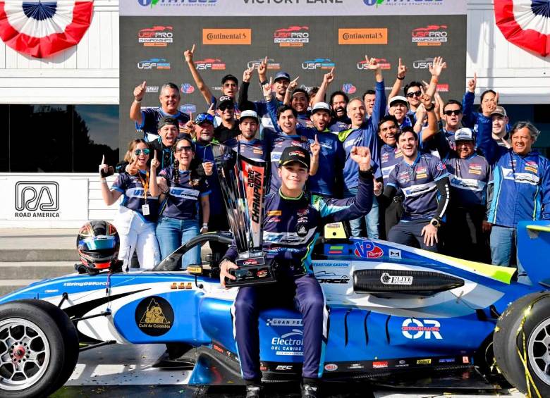 Tatán Garzón espera ser el octavo piloto colombiano en la historia de la Indycar. FOTO cortesía tatán garzón