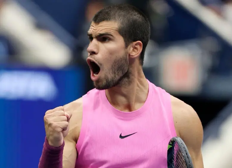 Carlos Alcaraz, de 22 años, volvió a reinar en un Grand Slam de tenis, esta vez en Nueva York. FOTO X-US OPEN