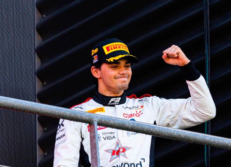 Sebastián Montoya fue uno de las figuras en la F-3 este fin de semana. FOTO CORTESÍA CLARO