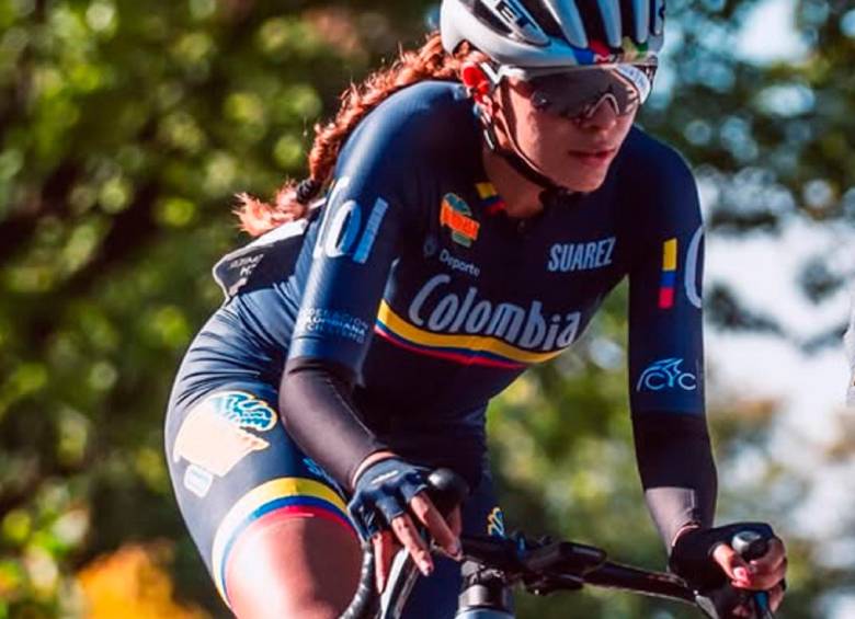 Zara Sofía Lamprea fue una de las gratas revelaciones de Colombia en el Mundial de ruta disputado en Montreal. FOTO INSTAGRAM ZARA