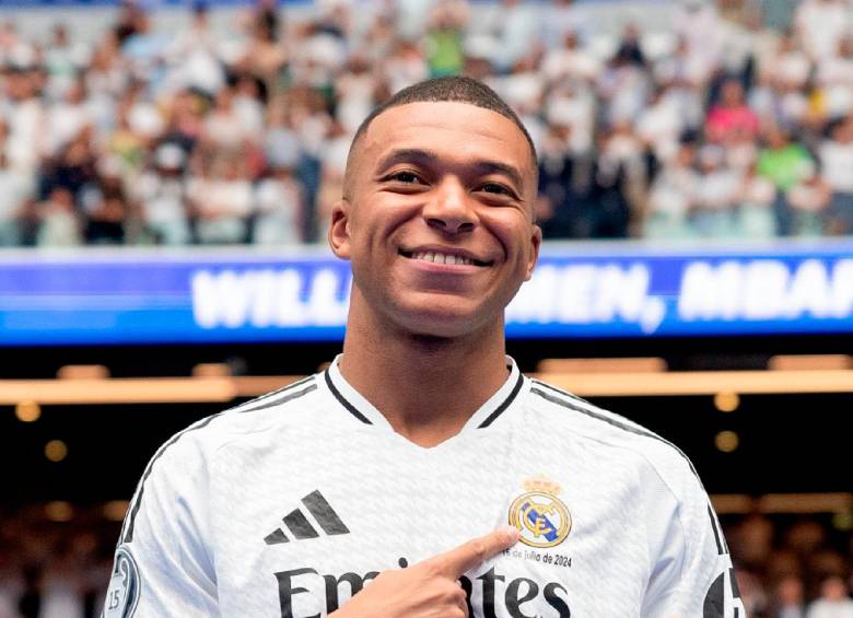 Kyalian Mbappé, la nueva estrella en la nómina del Real Madrid. FOTO: Tomada de X @realmadrid