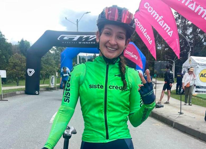 Stefanía Sánchez estuvo recientemente corriendo en el Clásico El Colombiano, carrera que le trae buenos recuerdos pues fue en la que se dio a conocer en el mundo del ciclismo. FOTO EL COLOMBIANO