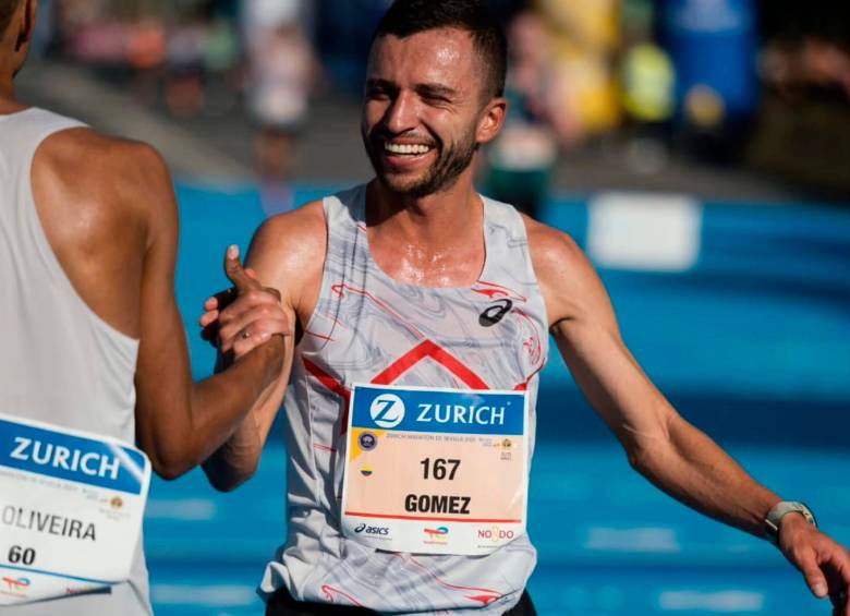 El corredor antioqueño David Gómez ha representado al departamento en los Juegos Nacionales de 2019 y 2023. FOTO: CORTESÍA DAVID GÓMEZ 