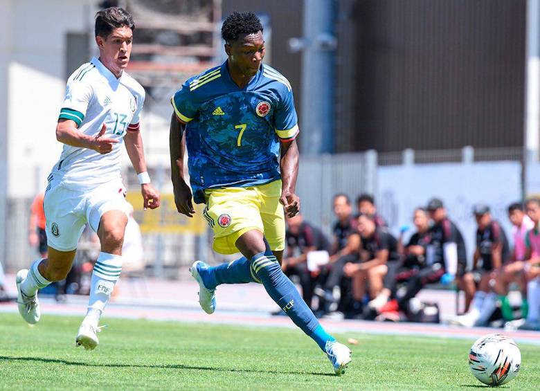 El equipo colombiano terminó el partido con nueve jugadores en cancha. FOTO: CORTESÍA FEDERACIÓN COLOMBIANA DE FÚTBOL