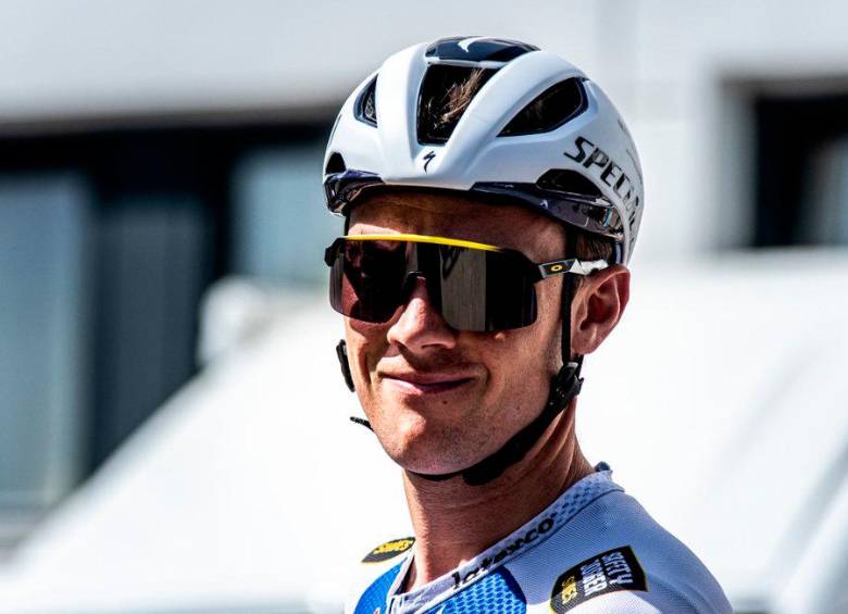 El corredor belga, Yves Lampaert, ganó la primera etapa del Tour de Francia, una contrarreloj en Copenhague. FOTO TOMADA @yveslampaert