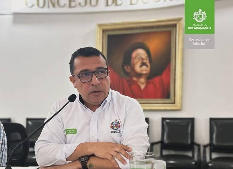 Él es Gildardo Rayo, exsecretario del Interior de Bucaramanga. FOTO: Alcaldía de Bucaramanga