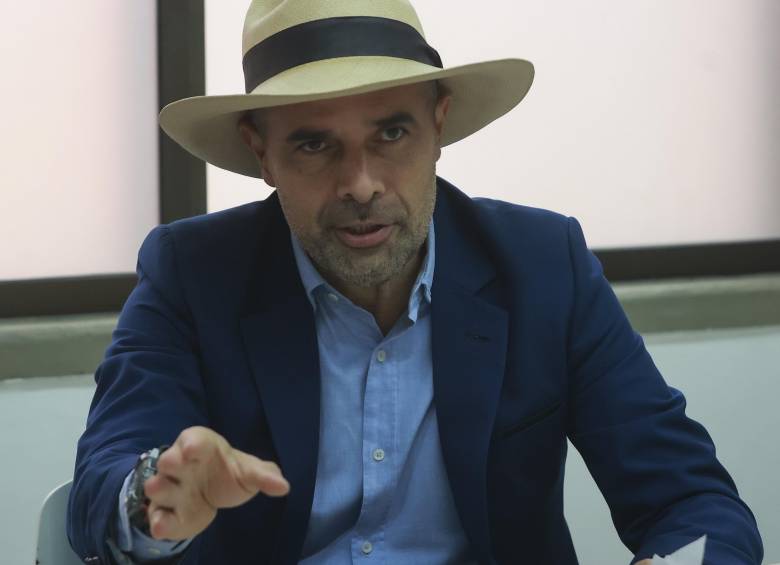 El representante a la Cámara del uribismo, Andrés Guerra es el único que pasó de Senado a Cámara. Foto: Manuel Saldarriaga