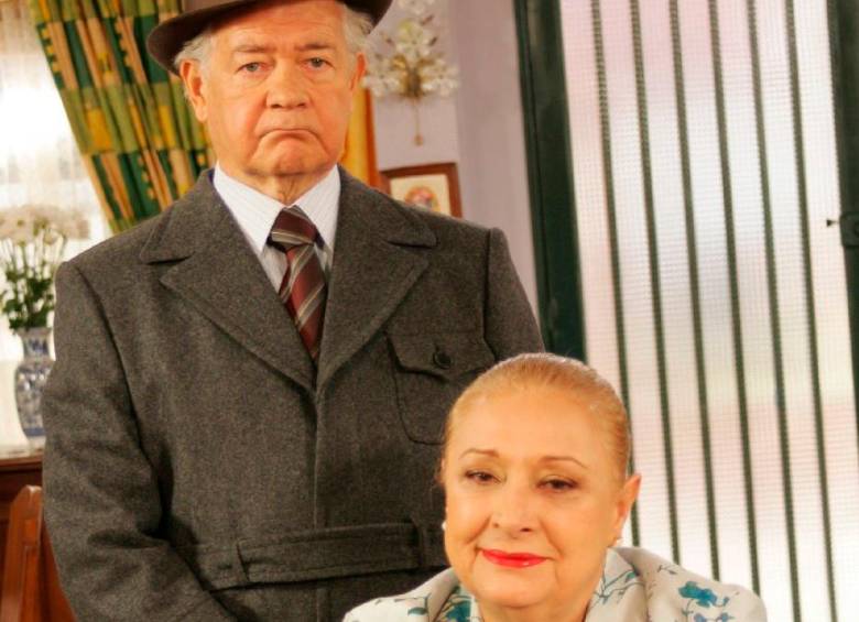 Imagen de Jaime Barbini junto a la también fallecida Dora Cadavid. FOTO Archivo.