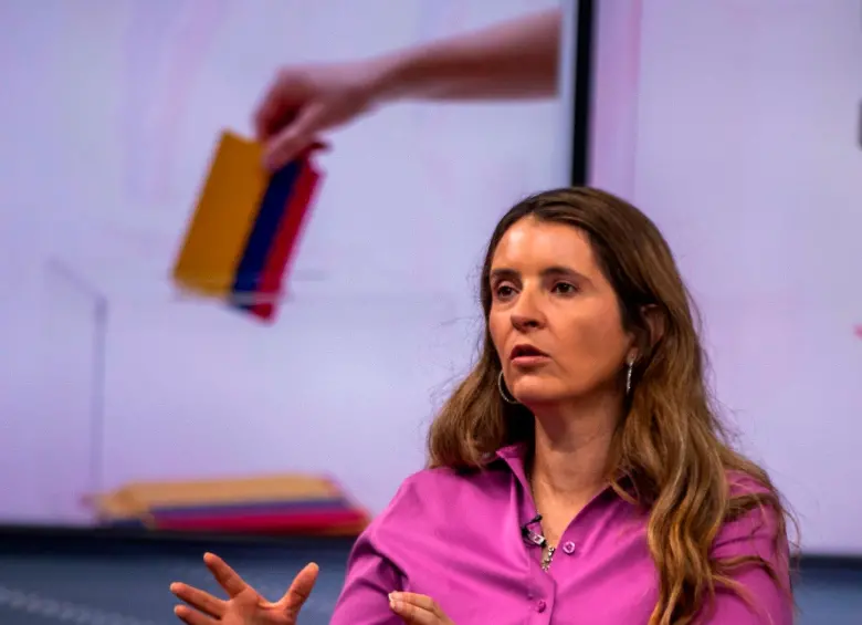 Paloma Valencia tiene como hoja de ruta tener un Estado más pequeño y austero. FOTO: EL COLOMBIANO