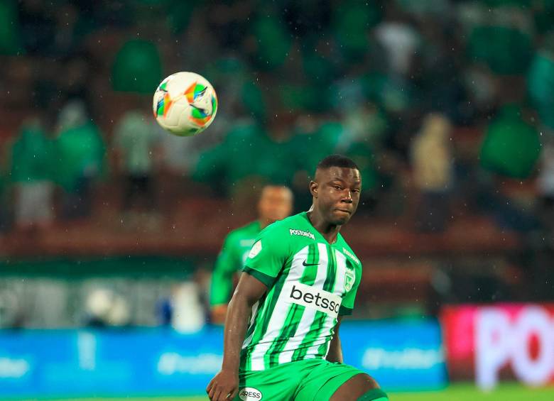 Marino Hinestroza, jugador de Atlético Nacional. FOTO CAMILO SUÁREZ