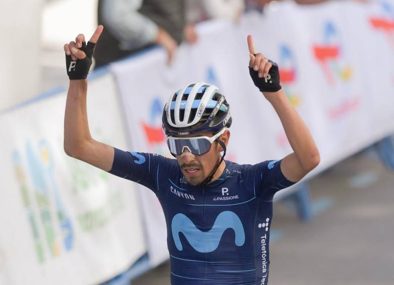 Iván Ramiro Sosa y un merecido festejo. FOTO EFE