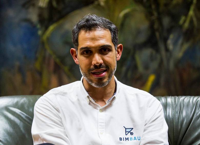 Juan Saldarriaga, CEO de Bimbau, explicó el interés de la empresa en incursionar en el mercado de EE. UU., que representa un tercio del mercado de construcción global. FOTO Julio C. Herrera