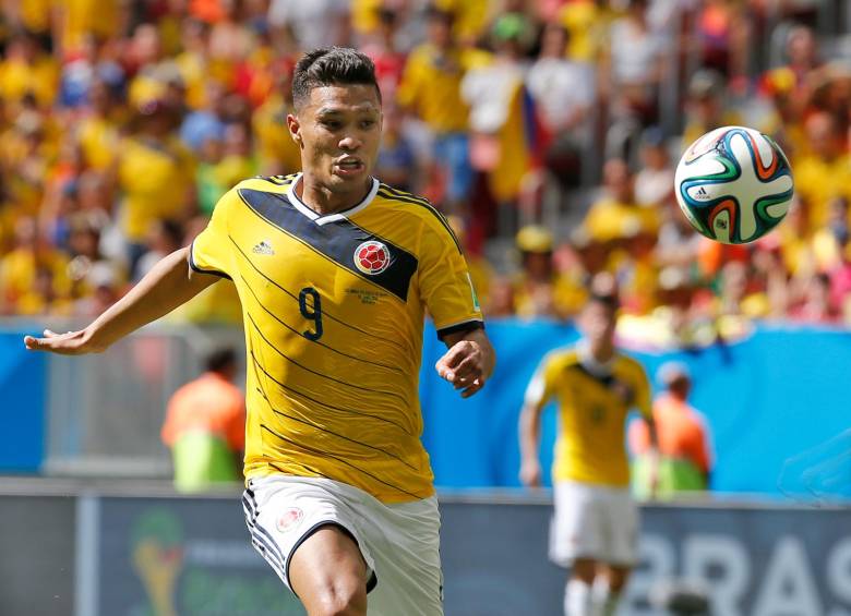 Teófilo Gutiérrez durante una de sus convocatorias a la Selección Colombia. FOTO: Juan Antonio Sánchez