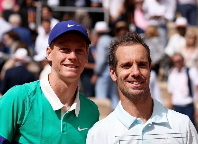 Jannik Sinner, en compañía de Richard Gasquet. FOTO TOMADA DE @janniksin (x)
