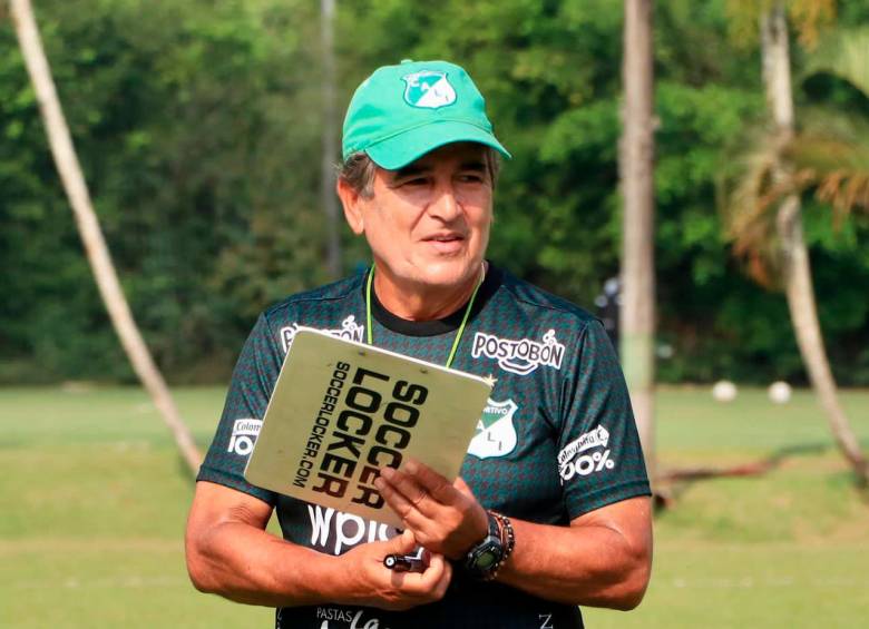 Jorge Luis Pinto, técnico del Deportivo Cali. FOTO @AsoDeporCali