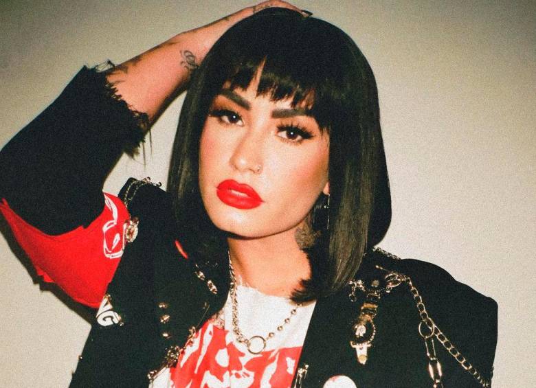 Demi Lovato se declaró no binaria en el año 2021. Hace unos días volvió a los pronombres “ella/ella”. FOTO Instagram @ddlovato.