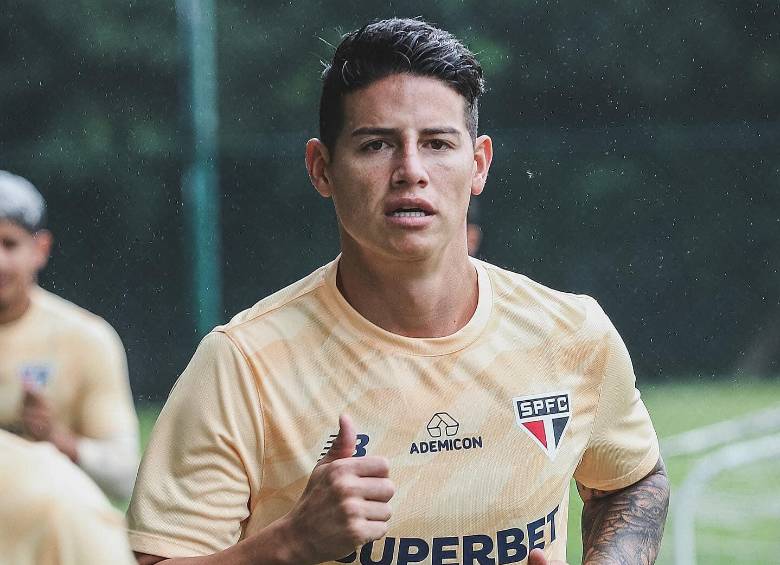 James Rodríguez tiene contacto con Sao Paulo hasta 2025. FOTO CORTESÍA SAO PAULO 