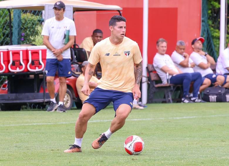 James Rodríguez tiene contrato hasta 2025 con São Paulo de Brasil. FOTO Instagram JAMES RODRÍGUEZ 