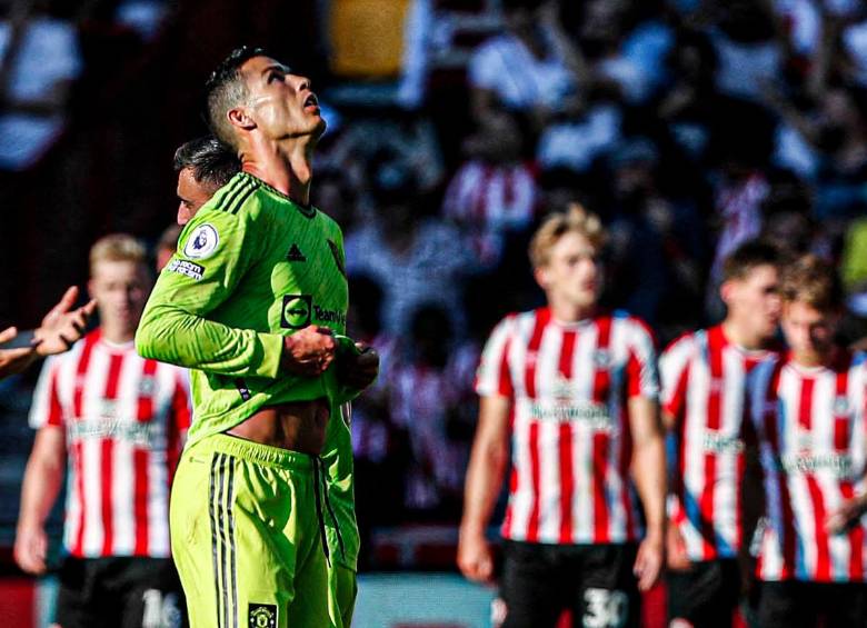 Cristiano Ronaldo no goza de buen presente en el Manchester. FOTO: TWITTER