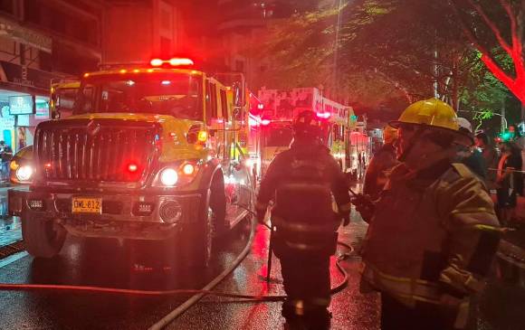 Hasta el momento no se han reportado personas heridas en medio del incendio estructural. FOTO CORTESÍA