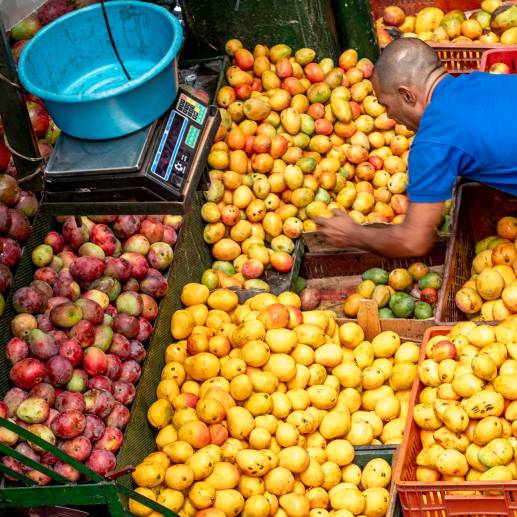 Los alimentos tuvieron una caída de 0,85% en mayo. FOTO: JUAN ANTONIO SÁNCHEZ