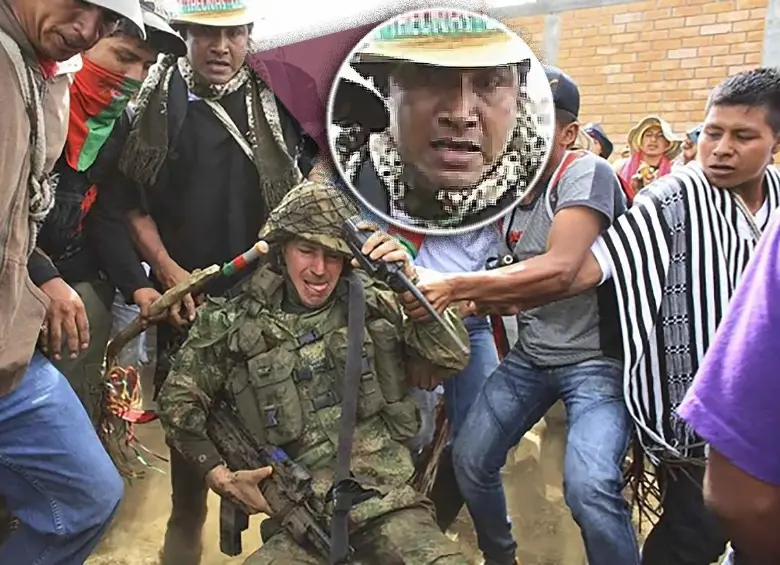 La comunidad, liderada por Acosta, agredió y expulsó a los soldados que estaban en la zona haciendo un operativo contra la guerrilla de las Farc en 2012. Foto: Getty Images