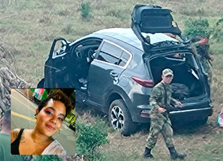 En esta camioneta viajaba Katherine Pereira Durango (detalle) junto con sus amigos y su novio para pasar esta semana de diciembre en Moñitos, Córdoba. FOTOS: CORTESÍA