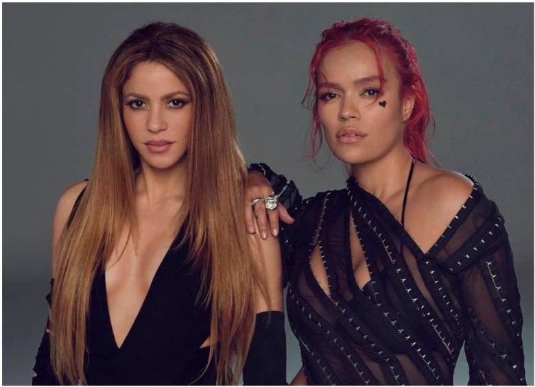Shakira y Karol G lanzan su primera colaboración, TQG. FOTO Cortesía 