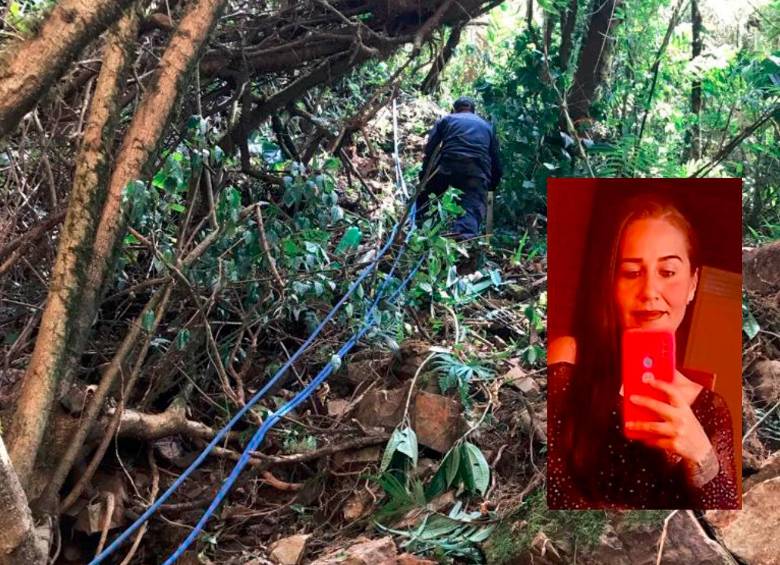 Yulia Ilein Parra Barrera (detalle), de 38 años, murió al caer a un barranco de unos 20 metros en el sector de La Catedral. FOTOS: CORTESÍA