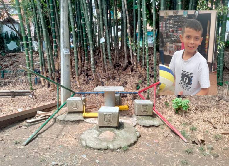 Esta fue la estructura que colapsó y le ocasionó la muerte a Juan Manuel Bernal, de 11 años en el barrio Belalcázar, de Medellín. FOTOS: CORTESÍA