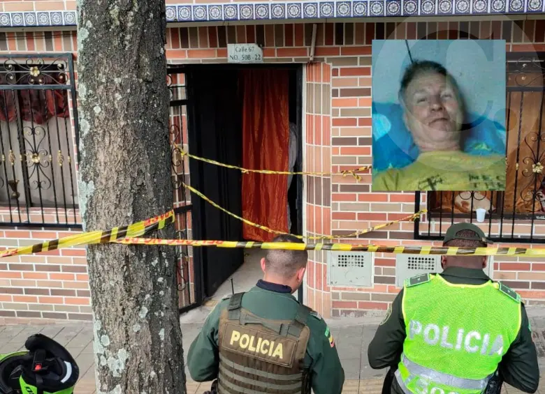José Humberto Sierra Soto, de 68 años, fue encontrado sin vida dentro de su habitación, con múltiples heridas de arma blanca. FOTOS: ANDRÉS GARCÍA HERNÁNDEZ Y CORTESÍA