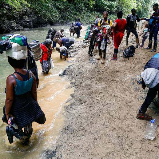 La ONU ha advertido de violaciones a los derechos humanos en la ruta del Darién. FOTO MANUEL SALDARRIAGA 