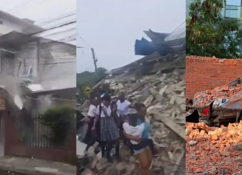 Imágenes de cómo se vivió el terremoto en Chocó, lugar del epicentro del terremoto. Foto: cortesía.