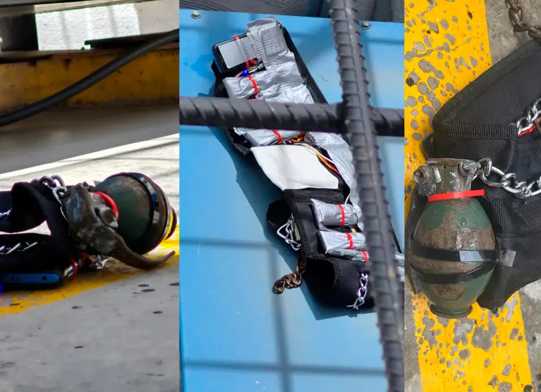 El artefacto fue destruido de manera controlada por las autoridades. FOTO CORTESÍA