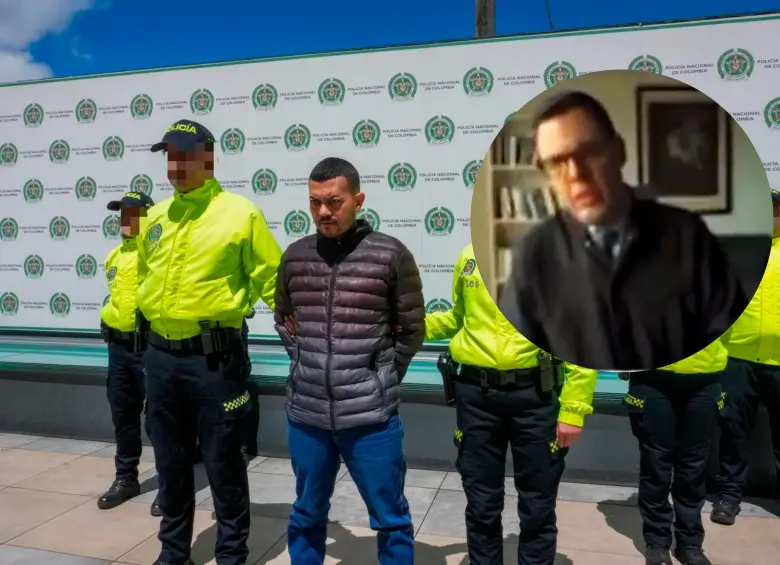 El juez José Hofman fue el encargado de imputar cargos a alias El Costeño. FOTO CORTESÍA Y CAPTURA DE PANTALLA