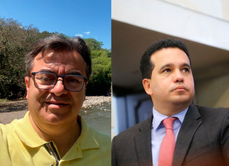 Olmedo López y Carlos Andrés Trujillo se conocieron cuando estudiaban en la Universidad. FOTO CORTESÍA Y COLPRENSA