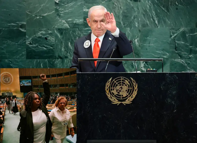 Con este gesto el Gobierno de Gustavo Petro reafirmó su postura crítica, acusando a Israel de genocidio y defendiendo la causa palestina en escenarios internacionales. FOTO: Cancillería y GETTY