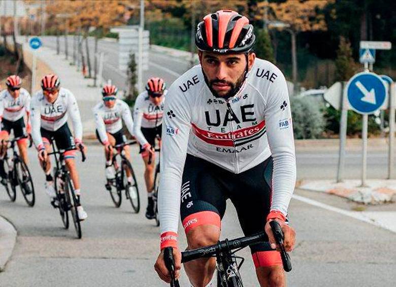 Gaviria, muy cerca de lograr la victoria. FOTO team emirates 