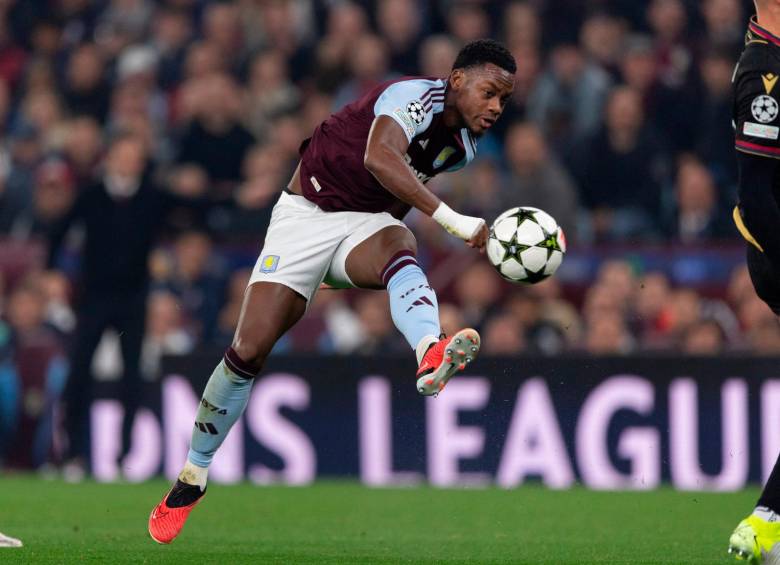 Jhon Jáder Durán ha marcado gol en dos de los cinco partidos que ha disputado Aston Villa hasta el momento en la actual Champions League. FOTO: GETTY